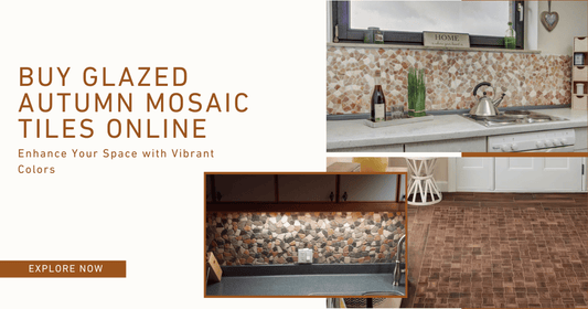 Glazed Autumn Mosaic Tiles: Buy Online for a Cozy, Colorful Touch