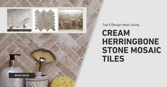 Cream Herringbone Stone Mosaic Tiles – 5 Must-Try Design Ideas
