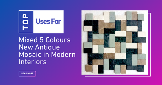 Modern Meets Vintage: Top Uses for the Mixed 5 Colours Mosaic Tile